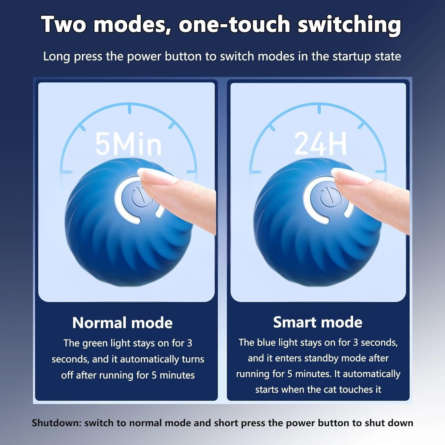 Zoomie Buddy 2.0, Zoomie Buddy for Dogs, 2 in 1 Smart Touch Interactive Dog Balls ＆ Pet Feeder, 2.83" Diameter, Suitable for Small/Medium Dogs, with Fruit Plush Cover (Orange, 3*Mix)