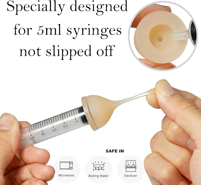 Doggiema Silicone Feeding Nipple and Syringes - Image 7