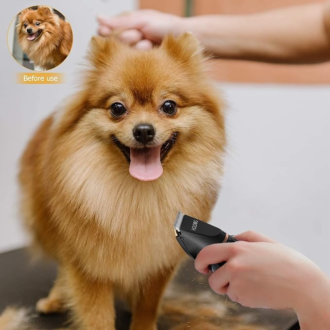 Dog Clippers Professional Heavy Duty Grooming Clipper 3-Speed Low Noise High - Image 7