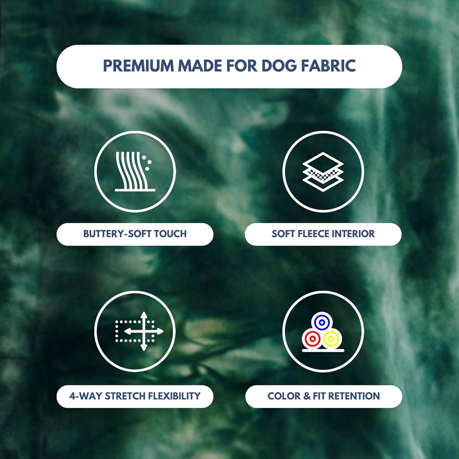 Spark Paws Dog Hoodie – Premium Dog Sweater for Small, Medium, and Large Dogs | Warm Outfits for French Bulldogs, Pitbull, Puppy, Winter Jacket Alternative -Green Skydye, M