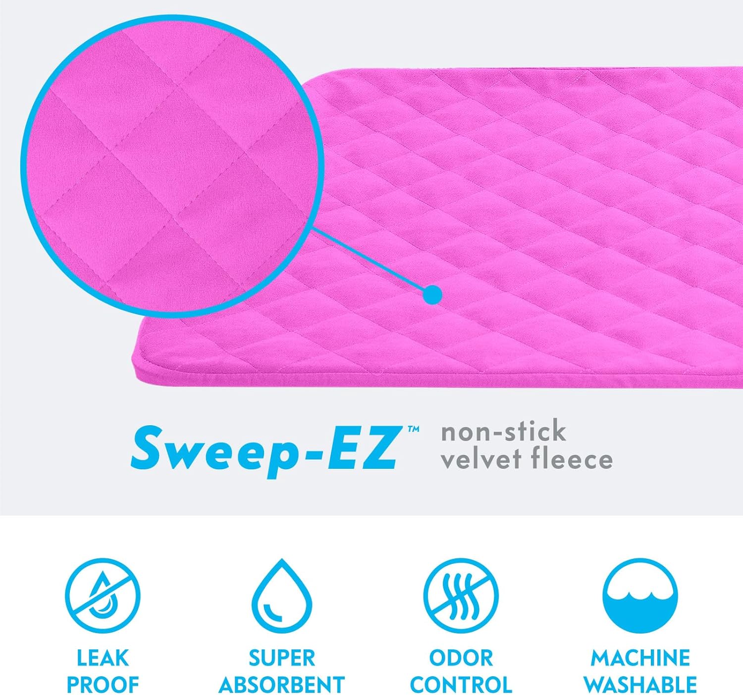 Paw Inspired Fitted Fleece Liner for Ferret Nation, Critter Nation Cage for Ferrets, Rats, Chinchillas, Hedgehogs & Other Small Animals (Pink, Top Pan Liner)