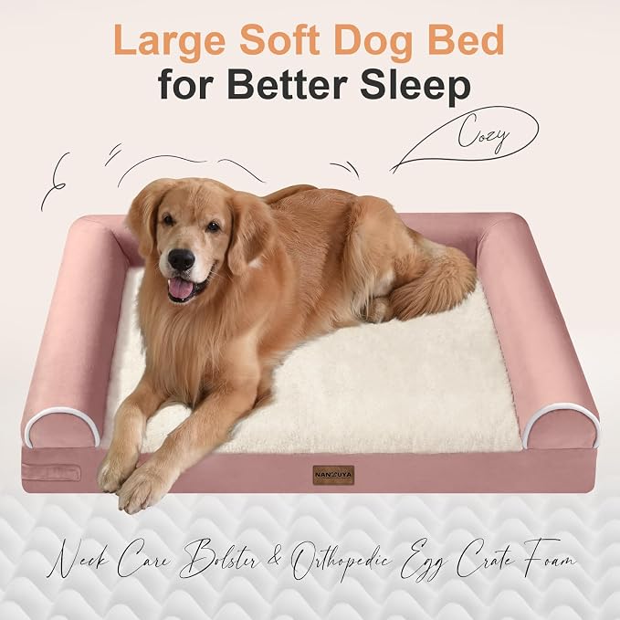 Medium Large Dog Bed Orthopedic Washable: Beds Bolster Medium Large Sized Dog - Image 2