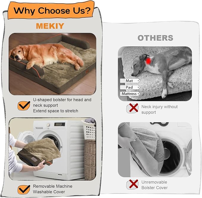 Dog Bed Medium Size Dog-Orthopedic Waterproof Bed - Image 4