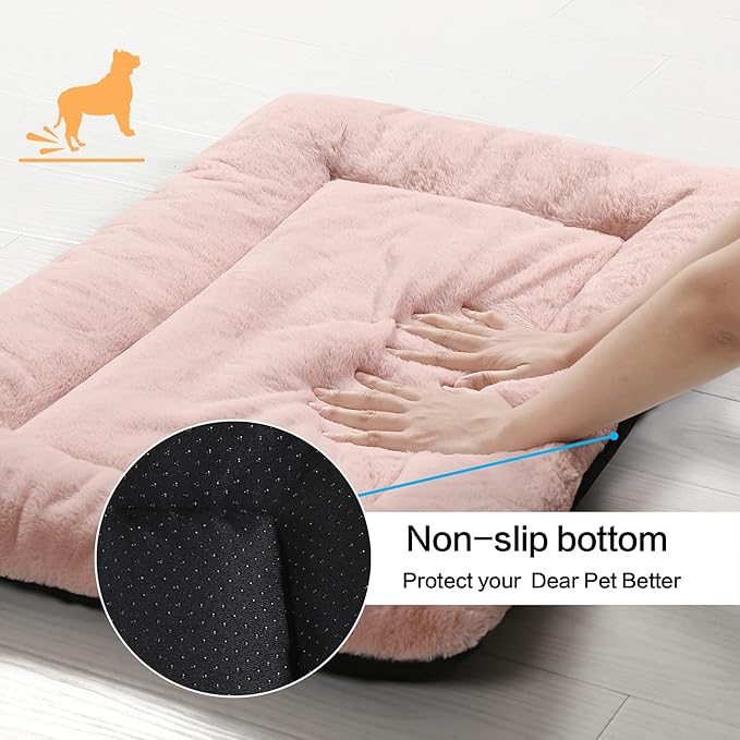 Dog Beds Crate Pad for Medium Dogs Fit Dog Crates, Washable & Anti-Slip Kennel - Image 6