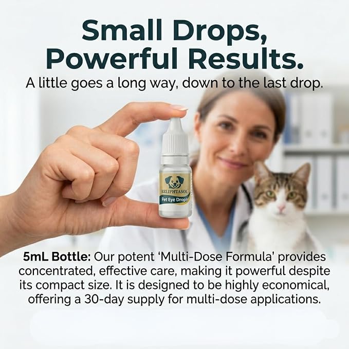 Pet Eye Drops – Vet-Formulated Dog Eye Infection Inflamation Treatment - Image 5