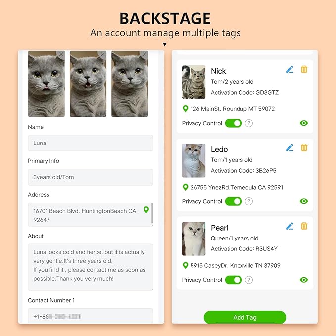 Upgraded Smart Cat Collar: Real-Time Scan Alerts & Shareable Pet Profile - Image 7