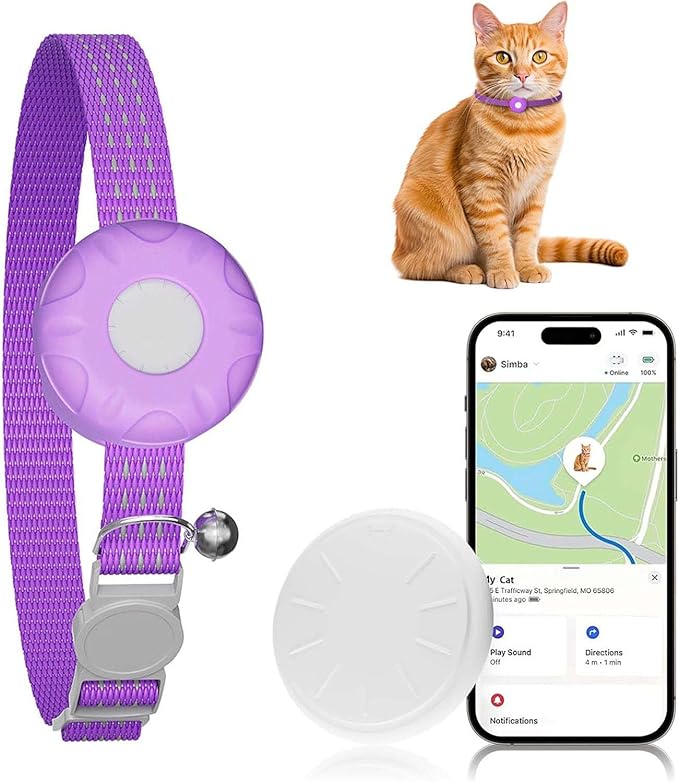Smart Cat GPS Tracker, Cat Tracker Collar by ZFSJTAG