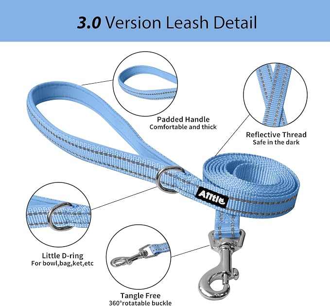 AIITLE No Pull Dog Harness and Leash Set, Step in Adjustable Dog Harness - Image 4