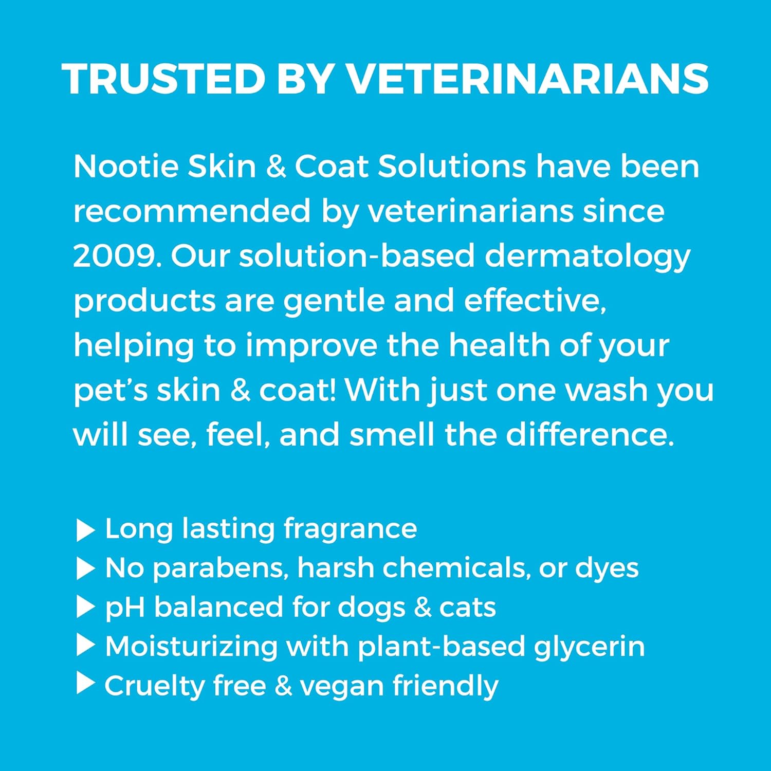 Nootie Sweet Pea Vanilla Daily Spritz for Dogs and Cats - Conditions and Moisturizes Fur, Long Lasting Pet Spray - 16oz