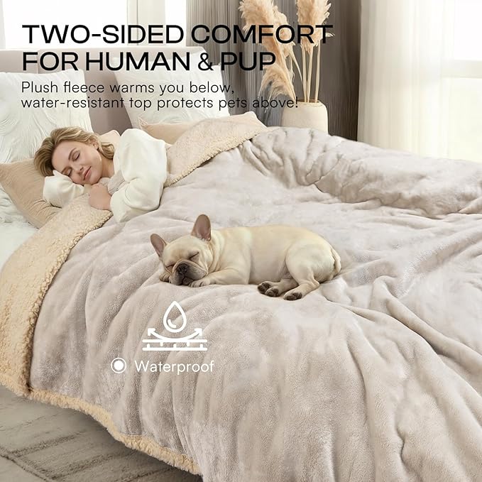 Luciphia Waterproof Pet Blankets, Liquid Pee Proof Dog Blanket - Image 5