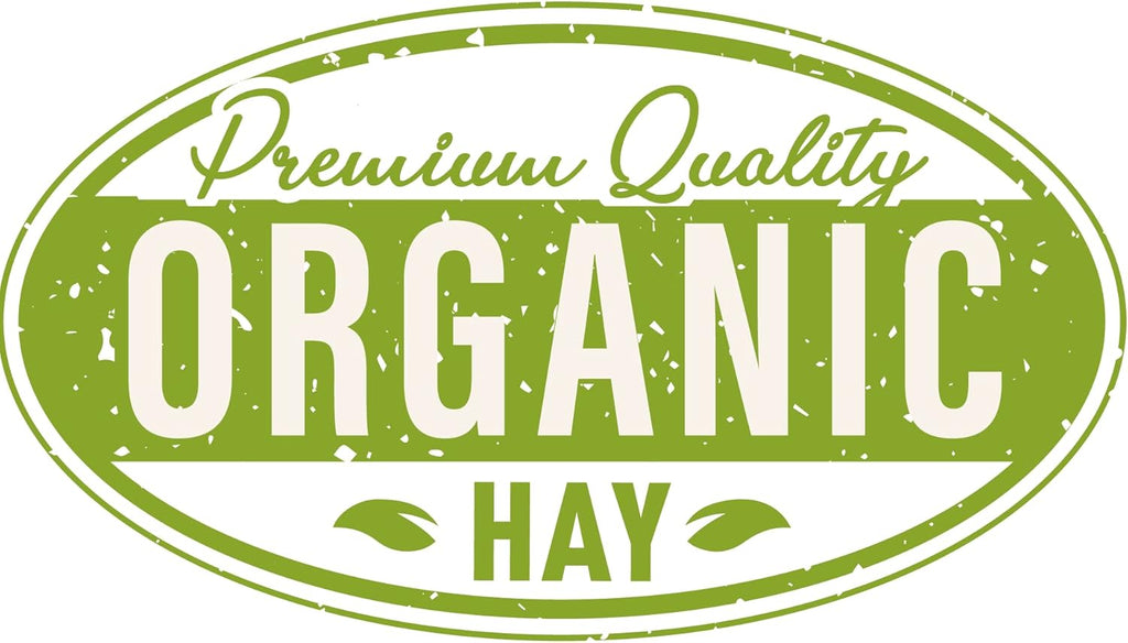 Blue Mountain Hay High-Altitude Hay - Organic Alfalfa, 25lb - High Protein, Fiber & Mineral-Rich - Soft, Leafy, High Leaf Retention - Ideal for Goats, Rabbits, Guinea Pigs & Other Small Animals