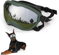 Dog Goggles for Large Dogs, UV Wind Dust Fog Protection, Soft Frame Adjustable by Flantor