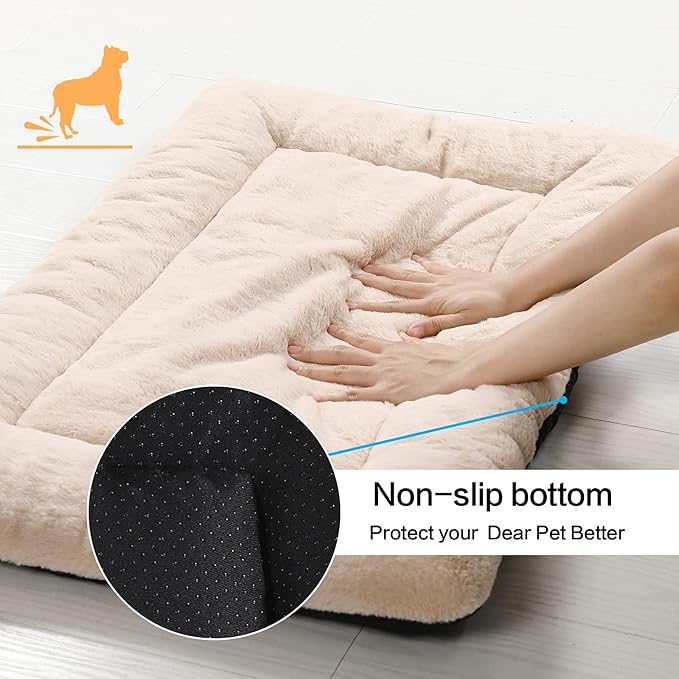 Dog Beds Crate Pad for Extra Small Dogs Ultra Soft Dog Crate Bed Washable & - Image 6
