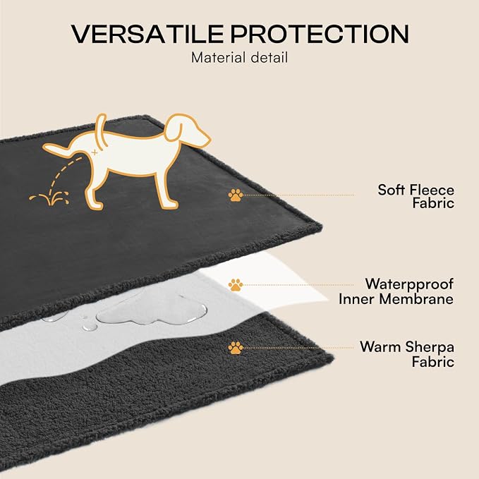 Luciphia Waterproof Pet Blanket, Liquid Pee Proof Dog Blanket - Image 4