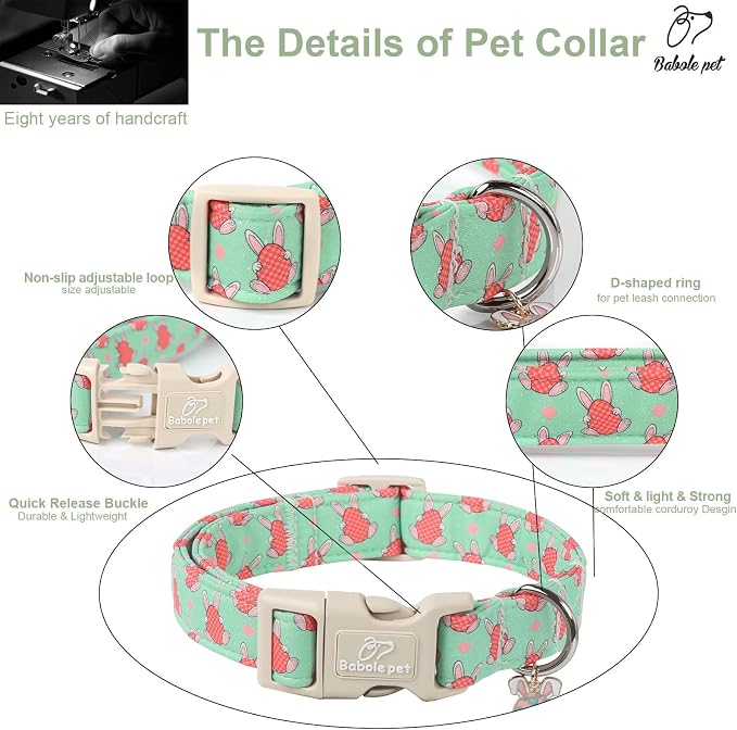 Easter Dog Collar for Large Dogs - Image 4