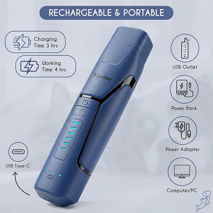 Candure Dog Nail Clipper with LED Light - Image 3