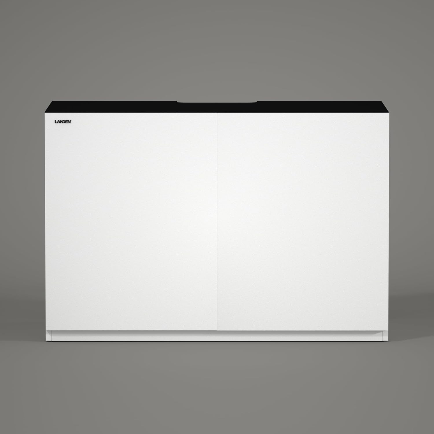 LANDEN Aquarium Stand and Cabinet, for up to 105Gal Tank, Fish Tank, Nano Foam Leveling Mat Included, Contemporary and Simple Design W47.2xD23.6xH31.49 in Wooden Matte White Painted (Stand Only)