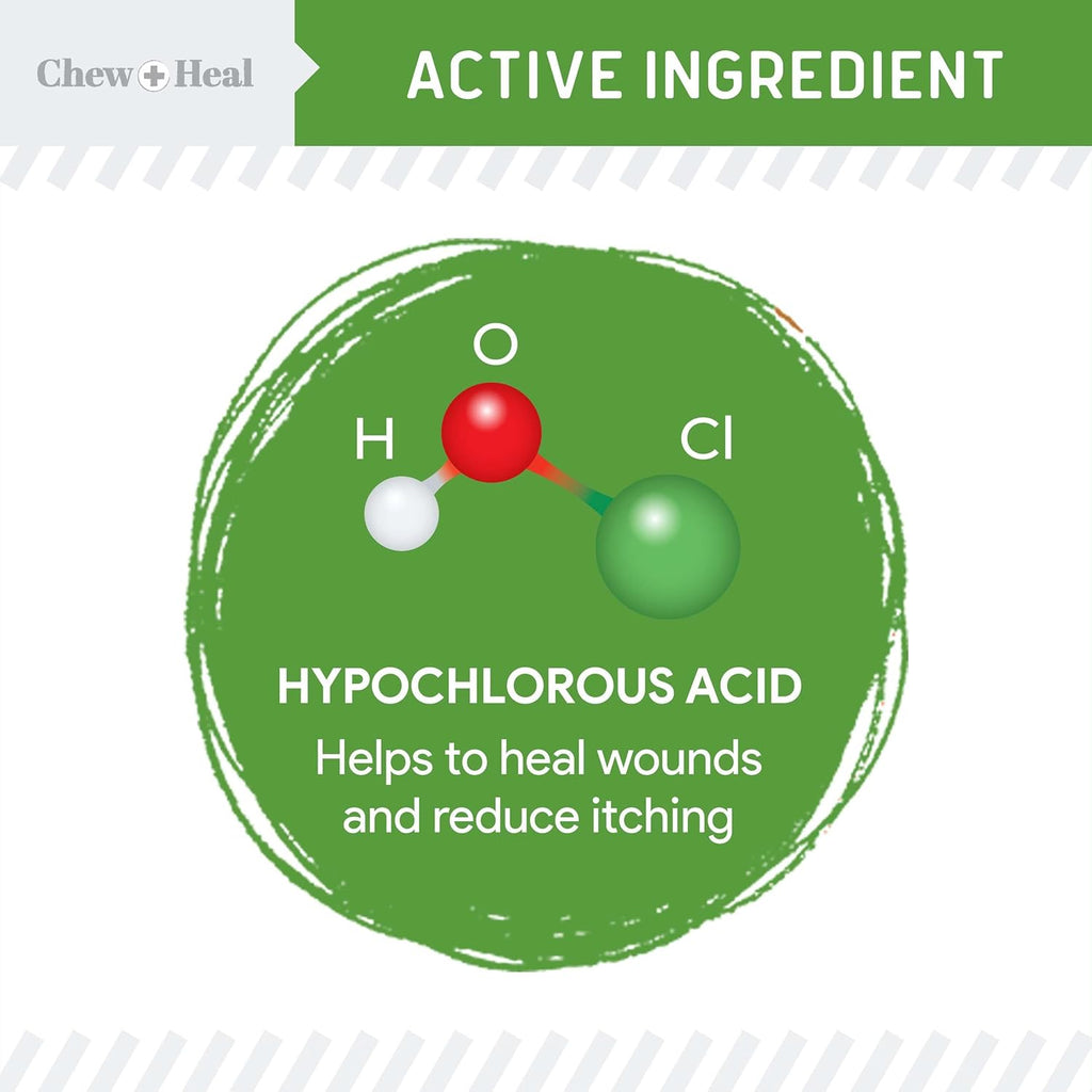 Hypochlorous Acid Spray for Dogs – 8oz Dog Wound Spray for Cuts, Burns, Sores, Abrasions, and More – Non Toxic and Chemical Free HOCI Wound Care – Made in The USA