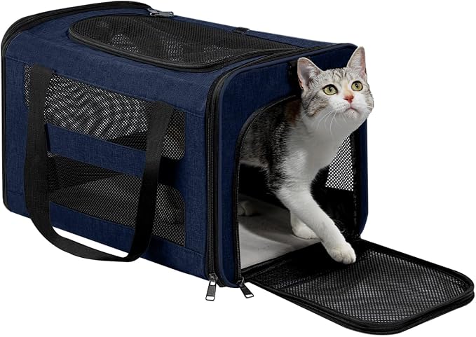 Cat Carrier Soft-Sided Travel Bag by Comfortforyourpets