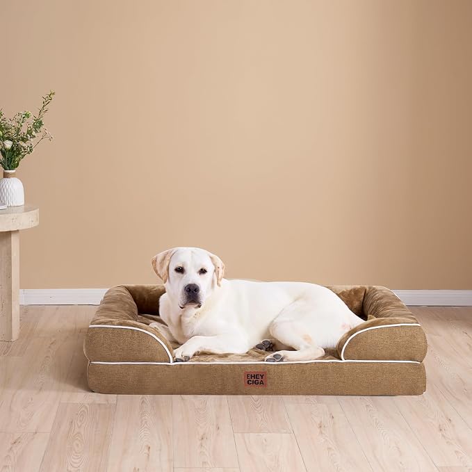 EHEYCIGA Orthopedic Dog Beds for Large Dogs, Waterproof Memory Foam Large Pet - Image 9