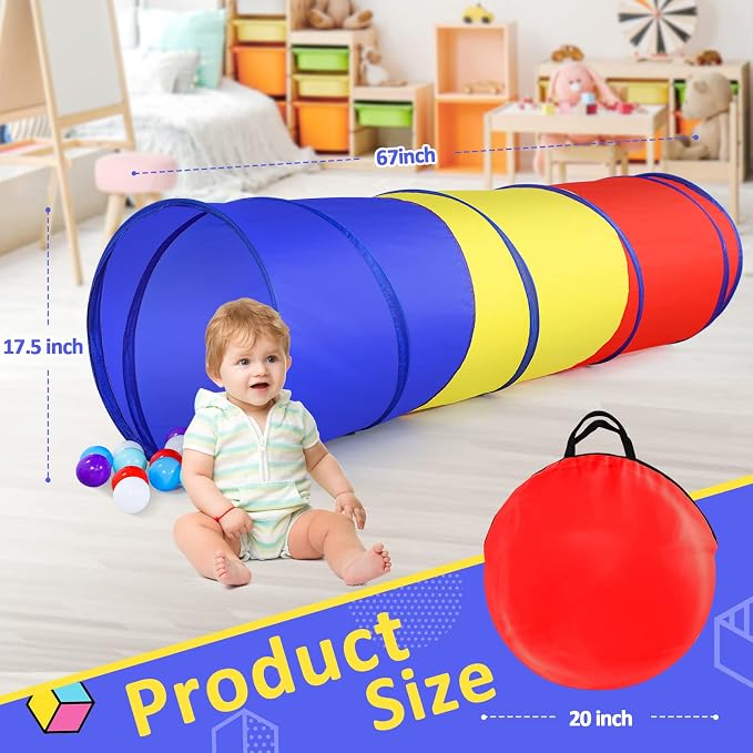 PigPigPen Pop Up Play Tunnel Tent - Image 6