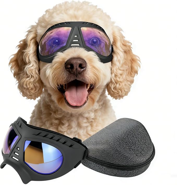 Namsan Clear Dog Goggles for Large Dogs, Wide Snout & Soft Frame, Tactical by Namsan