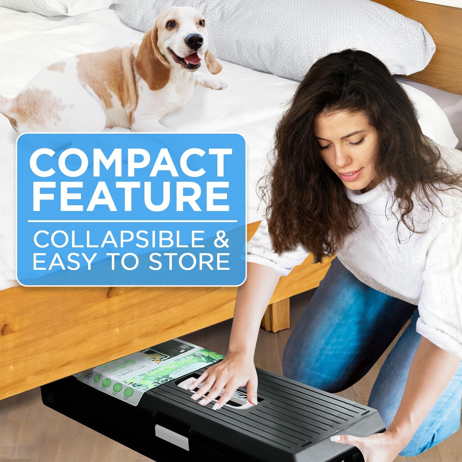 USA Pet Carrier & Crate 26" - Premium Collapsible Design for Medium Cats and Dogs - Portable Kennel for Indoor/Outdoor Use - 360-Degree Ventilation & Hard Plastic Wall Protection