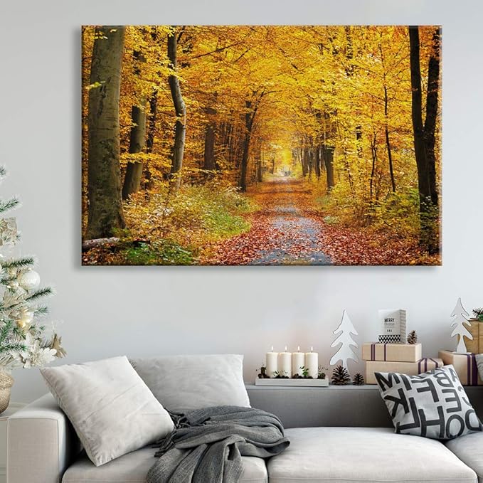 SIGNWIN-Canvas Wall Art-Sunshine in The Forest -Canvas Prints Home Artwork Decoration for Living Room,Bedroom - 24x36 inches