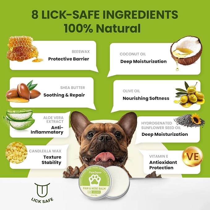 PawSono Lick-Safe Dog Paw & Nose Balm - Image 3