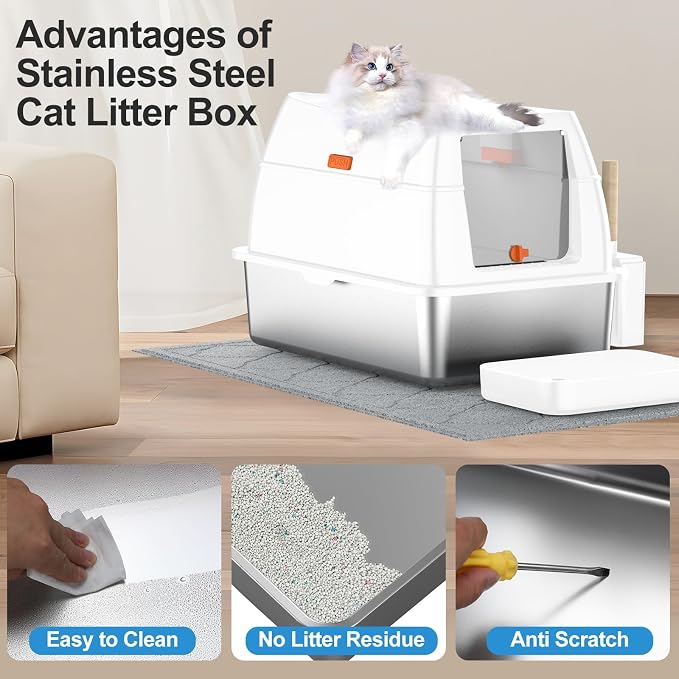 Stainless Steel Litter Box - Image 2