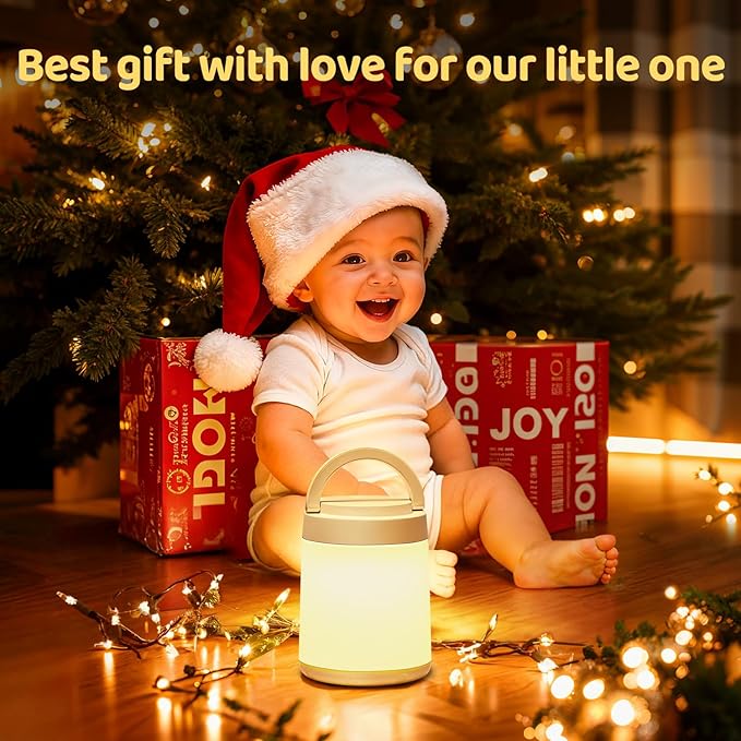 Baby Night Light for Baby Nursery Lamp,10 Colors+8 Dimmable Night Lights for Kids Lantern,Rechargeable+Remote+Touch Nightlight for Kids Room,1800mAh Touch light, Night Lamp for Nursery,Christmas Gifts