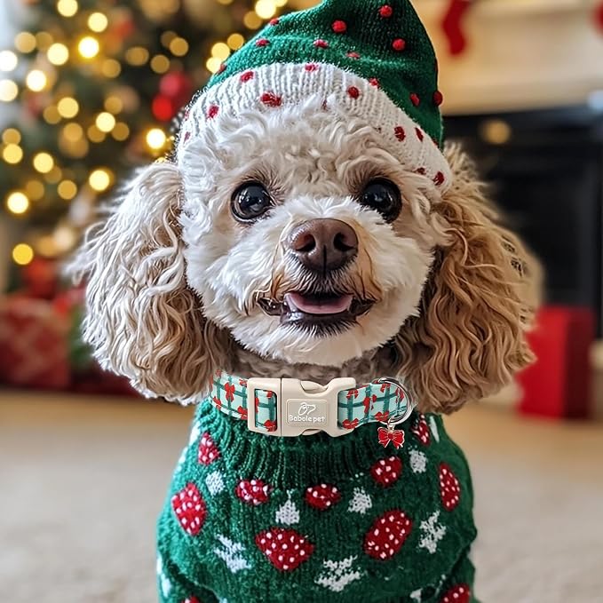 Christmas Dog Collar for Medium Dogs - Image 2