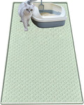 Cat Litter Mat for Litter Box, Silicone Large Cat Litter Trapping Mat by Jacooxi