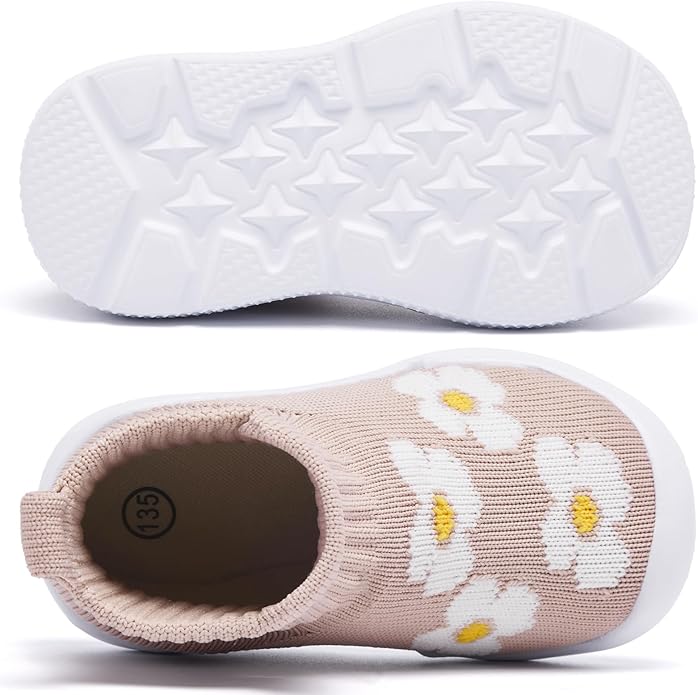 MORENDL Toddler Sock Shoes Baby Walking Shoes Infant Slippers Boys & Girls Non-Slip Sneakers