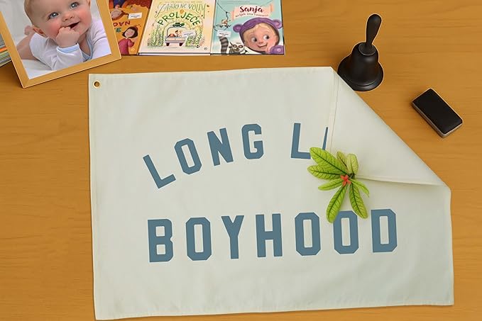 Long Live Boyhood Canvas Banner-Nursery Hanging Rectangular Poster Flag Sign Art for Baby Kids Boy,Nursery Playroom Boyroom Babyroom Decoration,Christmas Gift Idea for Boys 28.5"L x 20"W