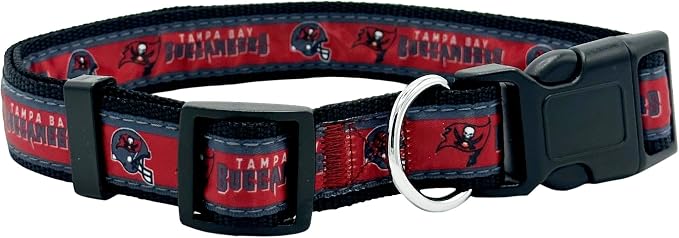 Pets First NFL Tampa Bay Buccaneers Licensed PET COLLAR, Large by PETSFIRST