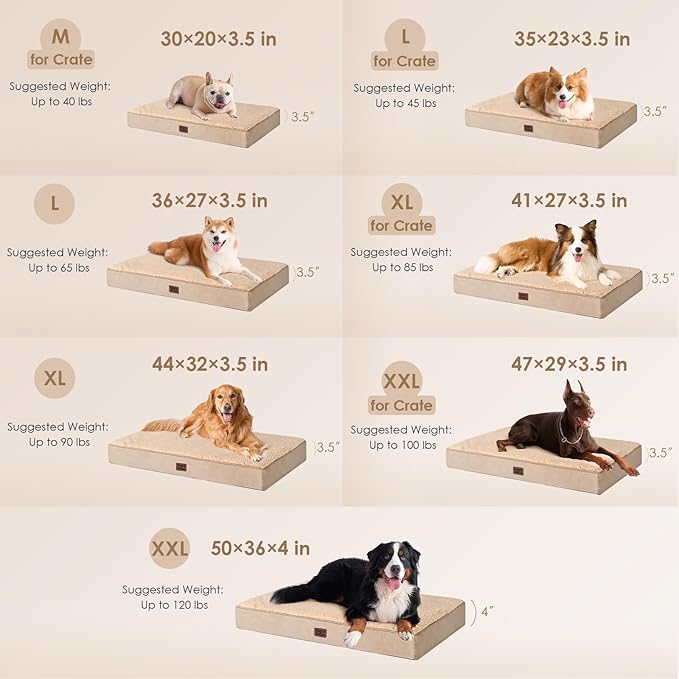 EHEYCIGA Orthopedic Dog Beds for Large Dogs - Image 2