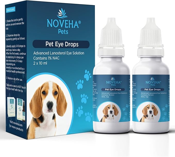 NOVEHA Pet Drops | Advanced Lanosterol Solution + NAC by NOVEHA