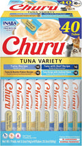 INABA Churu Cat Treats, Squeezable Creamy Purée Cat Treat by INABA