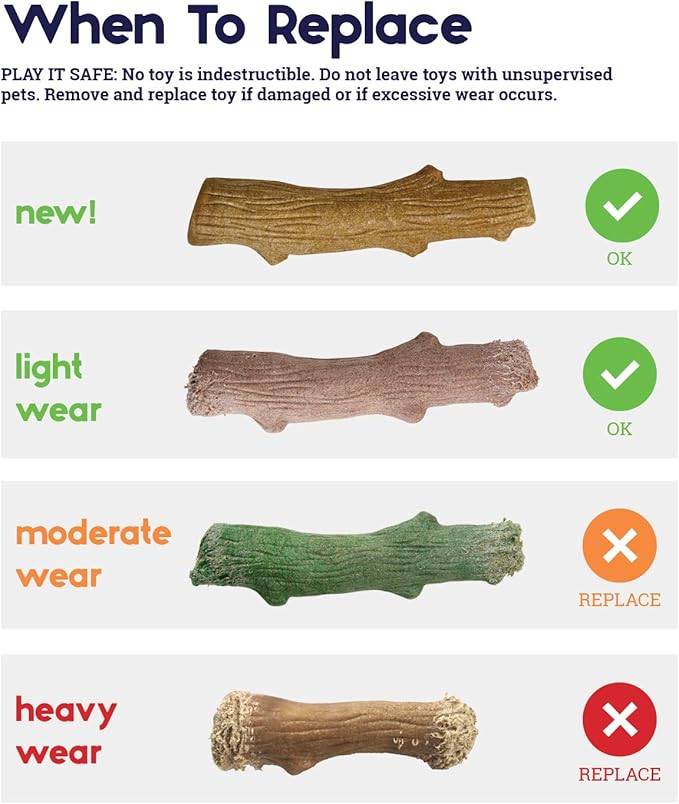 Petstages Outward Hound Super Dogwood Durable Dog Chew Toy, Small - Image 6