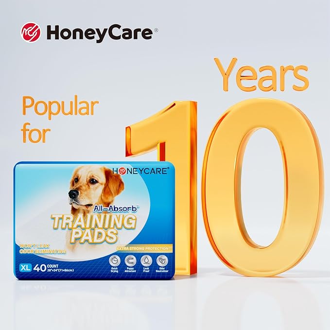 HONEY CARE All-Absorb, X-Large 28" x 34", Dog and Puppy Training Pads, Ultra - Image 4