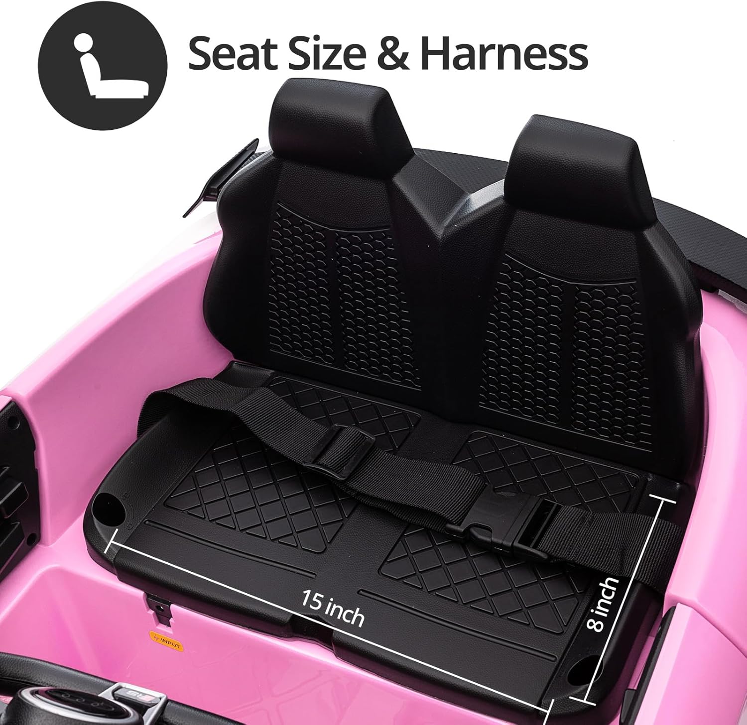 Electric Car for Kids, Licensed Audi 6V Kids Ride on Car Toy for Toddlers with Remote - Pink