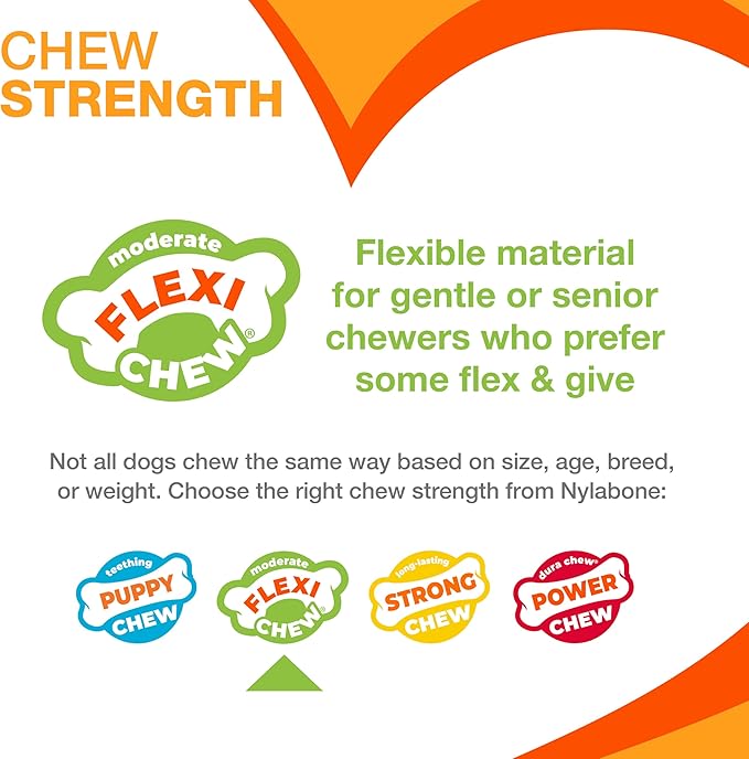 Nylabone Original Knuckle Bone Flexi Chew Toy - Image 5