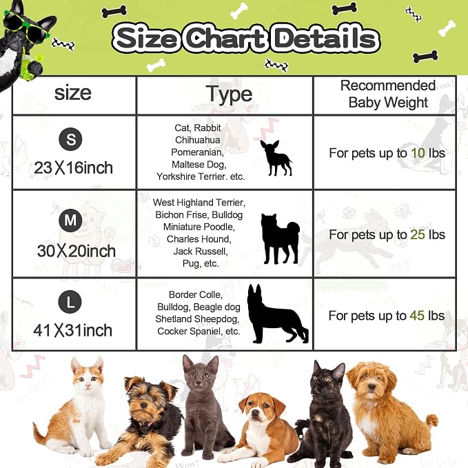 Rezutan Dog Blanket for Medium Dogs, 1 Pack 3 Premium Soft Cat Puppy Blankets - Image 4