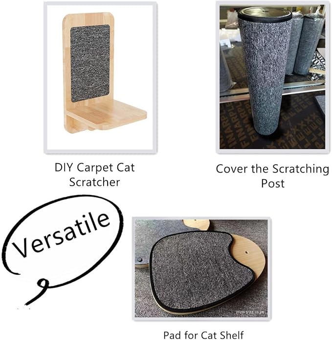 SHENGOCASE 78.7"x15.8" Trimmable Self-Adhesive Carpet Mat Pad Replacement - Image 3