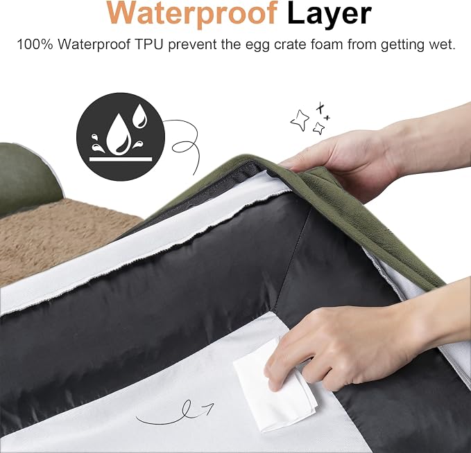 Large Dog Bed Orthopedic Washable: Beds Bolster XL Bed Big XLarge Dogs Memory - Image 4