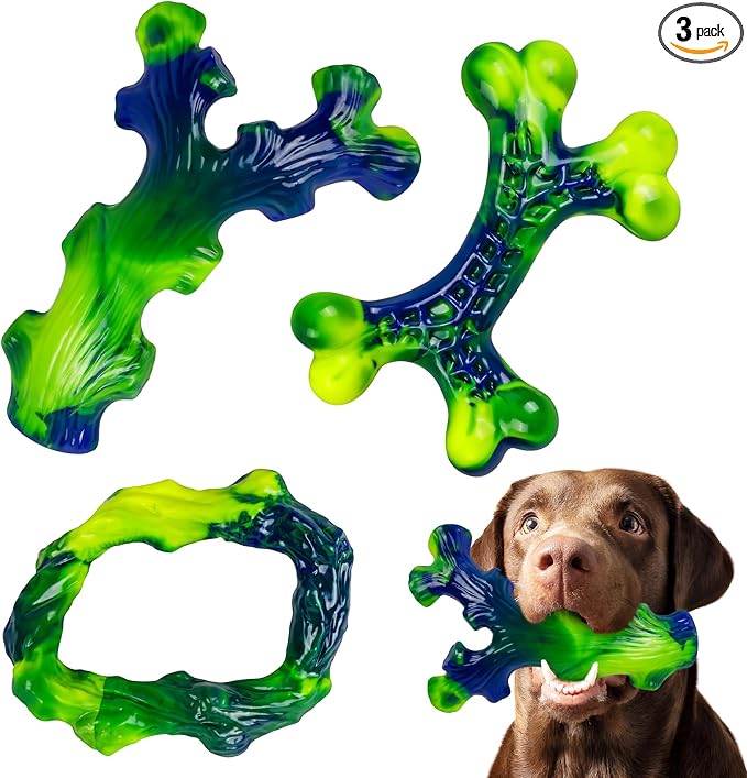 Frienhund 3-Pack Indestructible Nylon Dog Chew Toys by Frienhund