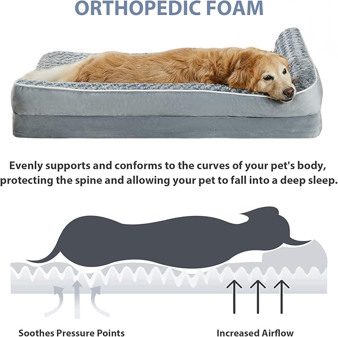 BFPETHOME Orthopedic Dog Beds for Large Dogs-Waterproof Sofa Pet Bed - Image 9