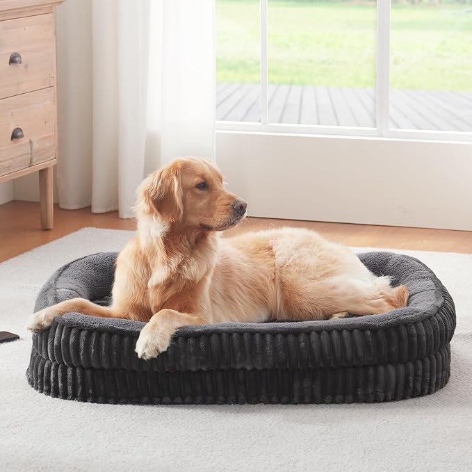 Orthopedic Dog Bed for Medium Dogs Breeds, High Density Egg Crate Foam Dog Sofa - Image 9