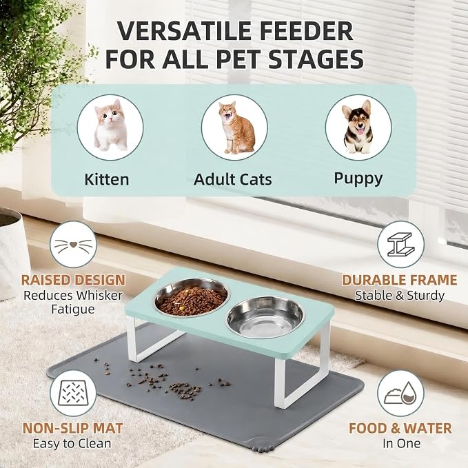 Upgraded Elevated Cat Bowls - Image 7